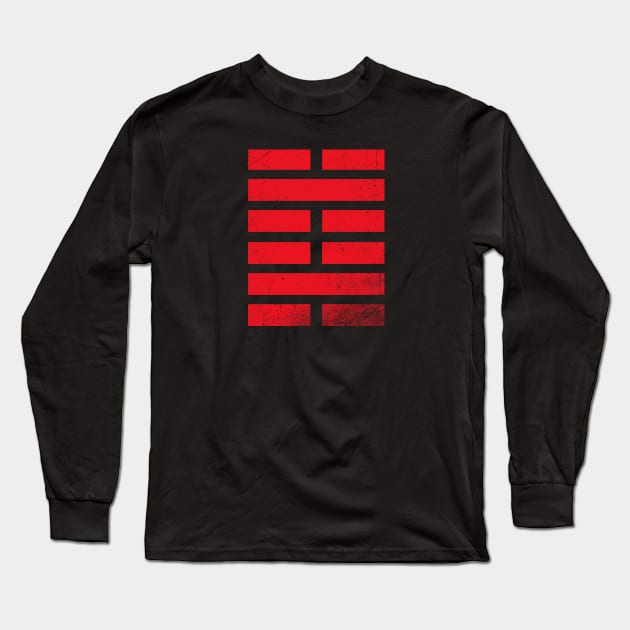 GIJOE - Snake Eyes Grunge Version Long Sleeve T-Shirt by BadBox